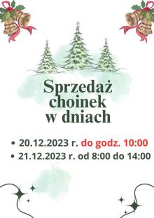 Sprzedaż choinkek